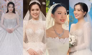 Váy cưới của vợ các cầu thủ ĐT bóng đá Việt Nam có giá lên gần 1 tỷ đồng