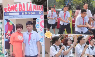 Lễ khai giảng THCS Đống Đa: Tween phấn khích với tiết mục dễ thương của thầy cô
