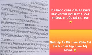 Những tình huống "miệng cười tim đau" của teen 2K5 khi làm bài thi tốt nghiệp
