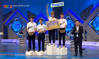 Nam sinh Quảng Trị giành vòng nguyệt quế tuần tại Đường Lên Đỉnh Olympia 25