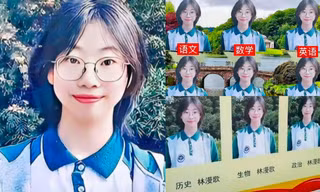 "Nữ chính" ngôn tình đời thực: Nữ sinh Trung Quốc một mình “độc chiếm” bảng vàng 6 môn học