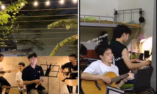 Clip nam sinh hát "chữa rách" tâm hồn người bạn thất tình thu hút 1,2 triệu lượt xem