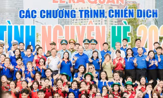 Sôi động lễ ra quân các chương trình, chiến dịch Tình nguyện hè năm 2024