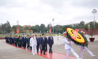 Lãnh đạo Đảng, Nhà nước vào Lăng viếng Chủ tịch Hồ Chí Minh 