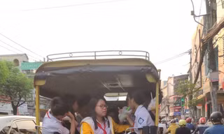 Hiểm họa từ những chiếc xe hoán đổi dùng để đưa đón học sinh có thể đến bất cứ lúc nào