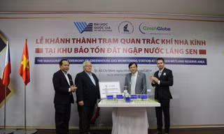 Thành lập trạm quan trắc khí nhà kính thuộc trường đại học đầu tiên