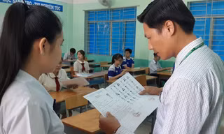 Thí sinh tham dự kỳ thi THPT QG 2019