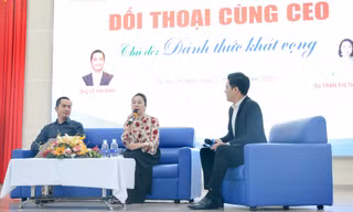 CEO Lê Hải Bình và CEO Trần Thị Thanh Hằng đối thoại với sinh viên ngày 22/12