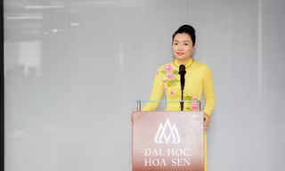 PGS.TS Võ Thị Ngọc Thúy, Quyền Hiệu trưởng Trường ĐH Hoa Sen.