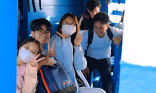 42 thí sinh xã đảo duy nhất tại TPHCM đi thi bằng đò