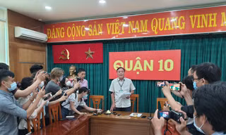 Ông Bùi Tấn Hải, Phó Chủ tịch UBND Quận 10 thông tin về vụ việc