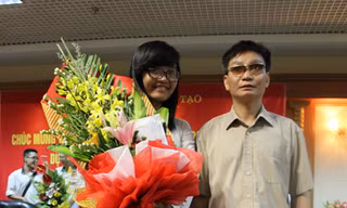 Nữ sinh nghèo và huy chương Olympic quốc tế