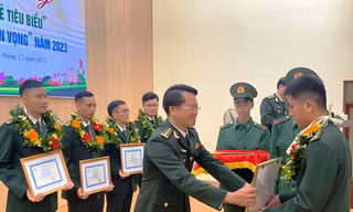 Tuyên dương Gương mặt trẻ tiêu biểu, triển vọng Bộ đội Biên phòng TT-Huế