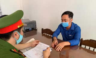 Nguyễn Văn Quý tại cơ quan điều tra.