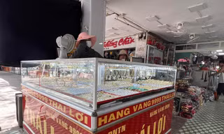 Trở lại hiện trường vụ cướp hai tiệm vàng tại chợ Đông Ba 