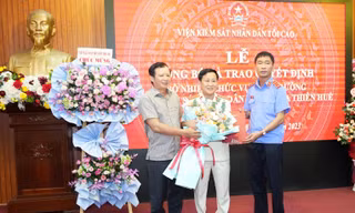 Bổ nhiệm Viện trưởng Viện Kiểm sát nhân dân tỉnh Thừa Thiên Huế