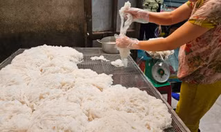 Ngày đặc biệt của làng nghề bún truyền thống xứ Huế