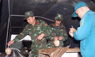 Trận địa pháo hoa giao thừa xứ Huế sẵn sàng khai hỏa