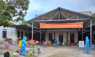 Khu nhà nghỉ này được người dân tự nguyện giao cho cơ quan chức năng làm khu cách ly tập trung có thời hạn đối với công dân trở về từ vùng dịch