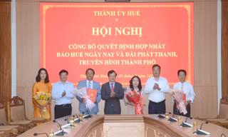 Huế hợp nhất báo và đài PT -TH thành Trung tâm Truyền thông thành phố