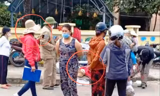 Quản lý chợ ra phố bắt hàng rong, mặc dân ngã bất tỉnh giữa đường