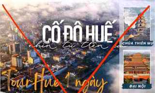 Bất bình quảng cáo du lịch Huế bằng ảnh Tử Cấm Thành của Trung Quốc 