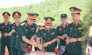 Khánh thành Nhà tưởng niệm liệt sĩ tuyến đường 71, liệt sĩ hy sinh khi cứu hộ thủy điện Rào Trăng 3