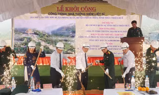 Khởi công Nhà tưởng niệm liệt sĩ hy sinh khi cứu hộ thủy điện Rào Trăng 3