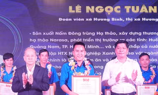 TT-Huế tuyên dương khen thưởng nhiều gương thanh niên tiêu biểu