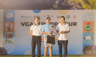 Đánh (-7) vòng chung kết, Nguyễn Tuấn Anh giành chiến thắng ngoạn mục tại VGA Junior Tour 