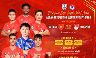 Vé xem trận Việt Nam đấu Singapore trên sân Việt Trì bán hết sạch sau 15 phút 
