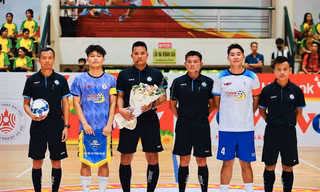 Chủ nhà thắng trận ra quân giải futsal sinh viên khu vực Hà Nội 2024