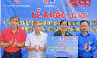Xây nhà tình nghĩa cho cựu thanh niên xung phong ở Quảng Trị