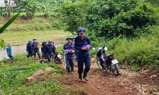 Phát hiện 4 hài cốt liệt sĩ ở Trường Sơn