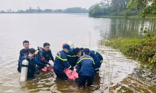 Tìm thấy nam sinh viên tử vong ở hồ Khe Mây