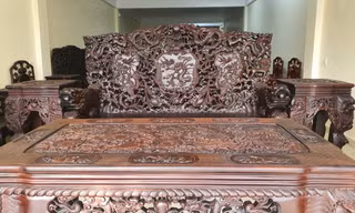 6 tỉ đồng bộ ghế tứ linh hàng hiếm, đại gia cất kho 30 năm không bán