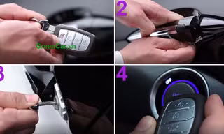 Làm gì khi chìa khóa thông minh ô tô hết pin?