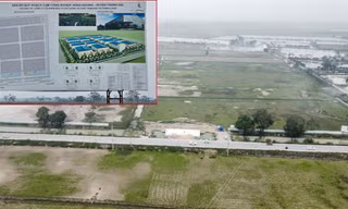 Phân lô, bán nền đất cụm công nghiệp rầm rộ ở huyện ngoại thành Hà Nội