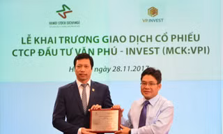 Công ty Đầu tư Văn Phú - Invest lên sàn chứng khoán 