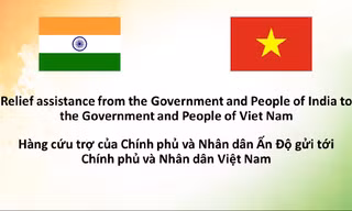 Ấn Độ gửi hàng cứu trợ nhân đạo trị giá 1 triệu USD tới Việt Nam