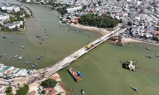 Dự kiến ngày mai thông xe cầu Xóm Bóng Nha Trang
