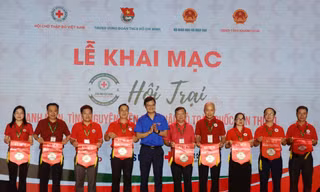 Khai mạc hội trại toàn quốc Tình nguyện xanh - vì một cộng đồng an toàn, nhân ái