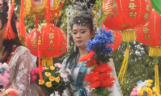 Hình ảnh ấn tượng tại Lễ hội cung nghinh Thánh giá Thiên Hậu Thánh Mẫu