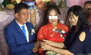 Chân dung Nam (bìa trái) và nạn nhân (giữa)
