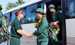 Nhiều chiến sĩ nhập ngũ là Đảng viên