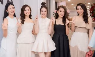 Dàn hoa hậu - á hậu hội ngộ, khoe dáng quyến rũ sau nhiều tháng giãn cách xã hội 
