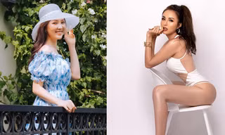 Á hậu Thuỵ Vân khoe vai trần gợi cảm, Hoa hậu Diễm Hương nóng bỏng với áo tắm