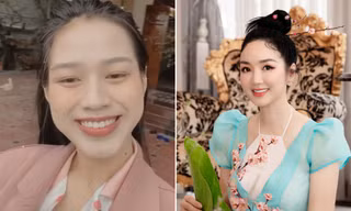 Đỗ Thị Hà giản dị về quê ăn Tết, Hoa hậu Đền Hùng Giáng My trổ tài gói bánh chưng 