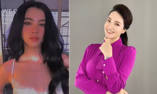 Cẩm Đan mặc áo ren xuyên thấu nóng bỏng, Á hậu Thụy Vân quyến rũ trên trường quay VTV