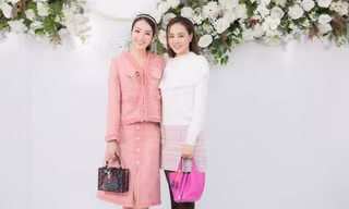 Á hậu Thụy Vân, vợ NSND Công Lý dự đám cưới của MC Thùy Linh và ông xã kém 5 tuổi